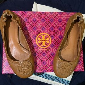 Tory Burch Leather Ballet Flats
